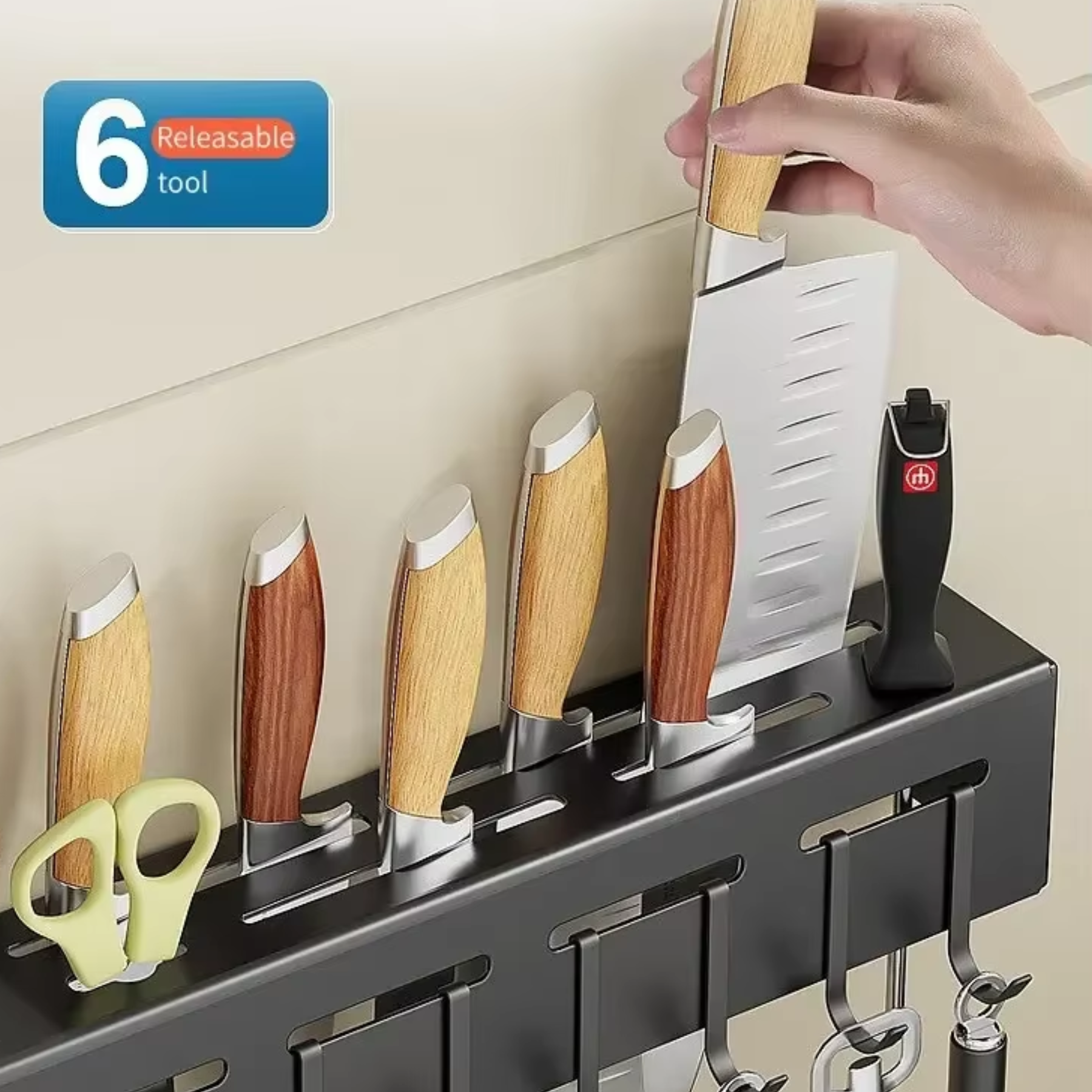 Estante Organizador Porta Cuchillos 50cm