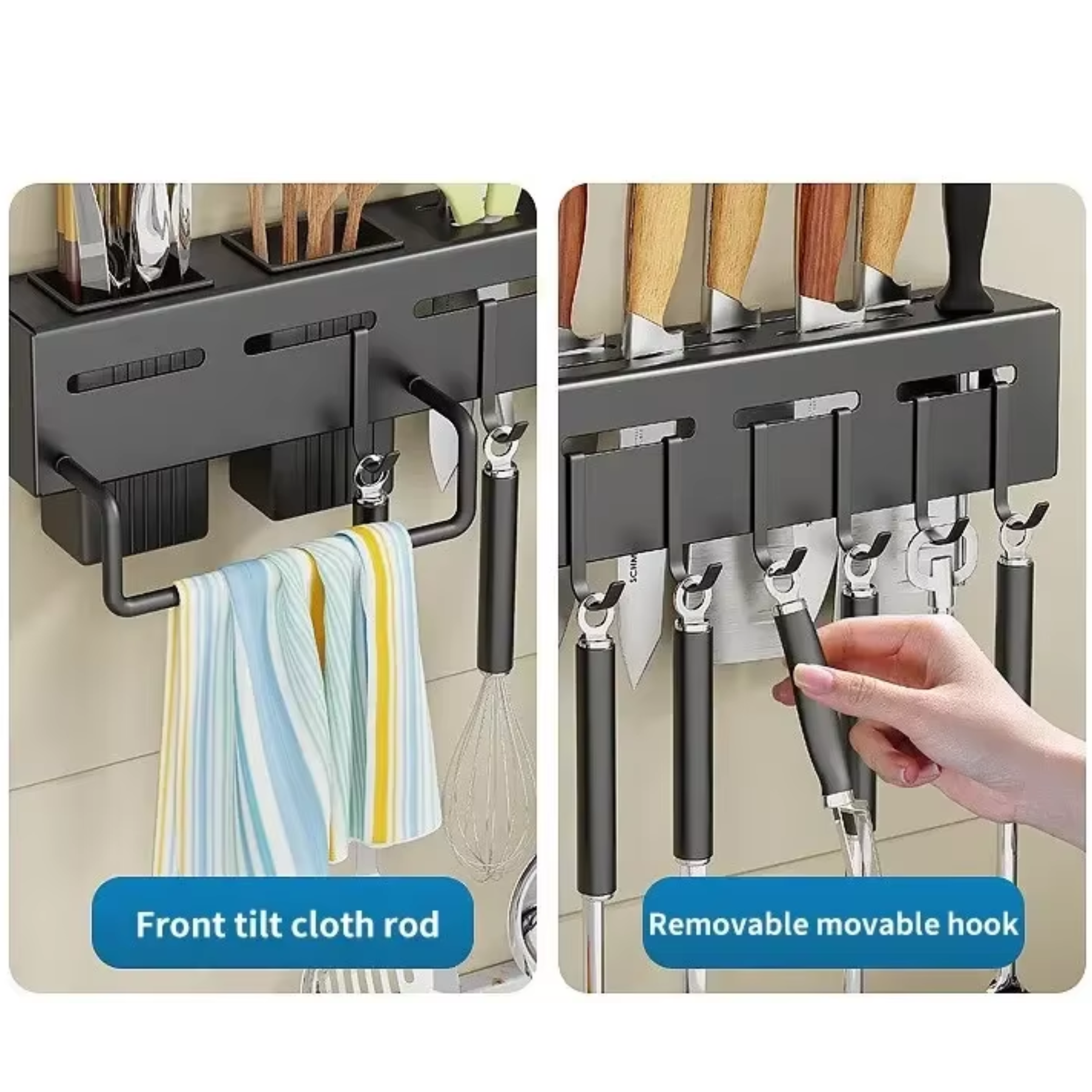 Estante Organizador Porta Cuchillos 50cm