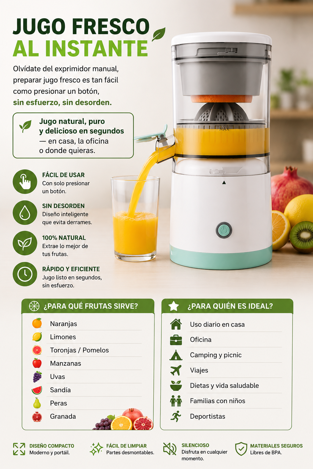 🍊🥤EXPRIMIDOR ELECTRICO