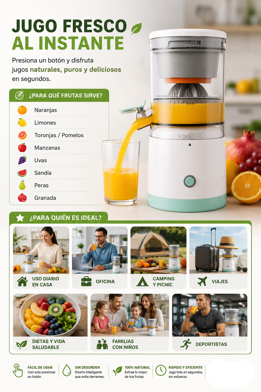 🍊🥤EXPRIMIDOR ELECTRICO