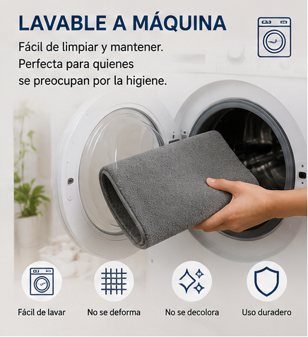 Alfombra felpa de baño